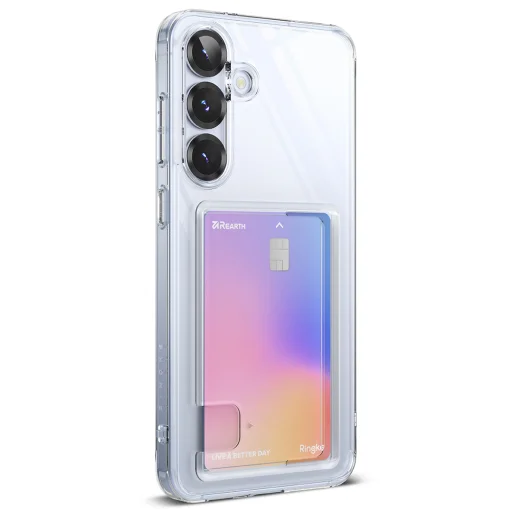  Ringke - Fusion Kártyatartó - Samsung Galaxy S25 Plus - Átlátszó tok - 5