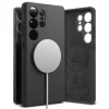  Ringke - Szilikon Mágneses MagSafe - Samsung Galaxy S25 Ultra - Fekete tok