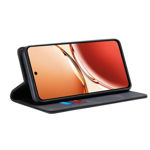  Techsuit - Kényelmes Borító - Oppo Reno12 F 4G / Reno12 F 5G / Reno12 FS - Fekete tok - 2