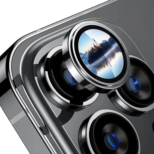  Lito - S+ Kameravédő üveg - iPhone 14 Pro / iPhone 14 Pro Max - Ezüst - 1