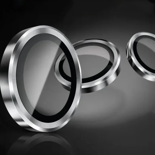  Lito - S+ Kamera Üvegfólia - iPhone 14 / iPhone 14 Plus - Ezüst - 3