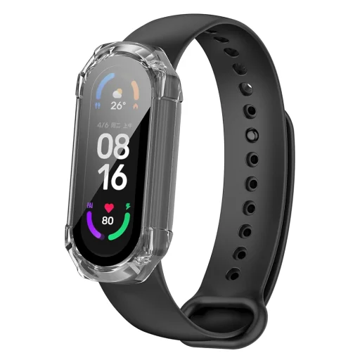  Techsuit - Defense360 Pro + Képernyővédő - Xiaomi Smart Band 7 / 7 NFC - Átlátszó - 1