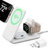  ESR Fehér Prémium 3 az 1-ben Utazó Vezeték Nélküli Töltő Szett (2C569A) iPhone-hoz, MFi Apple Watch-hoz, AirPods-hoz, Qi2 15W thumbnail