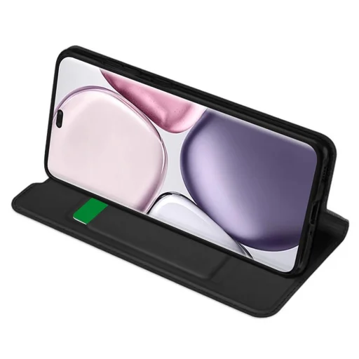  Honor Magic7 Lite / X9c Fekete Techsuit Magskin Könyv tok - 2