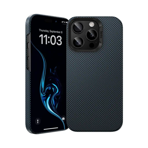  iPhone 16 Pro Max kék Benks Magnetic Armor Tint Kevlar 1000D (0066) tok - 1