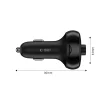 Tech-protect Cc06 3-portos autós töltő Pd72w + FM Bluetooth Transmitter Fekete - 3