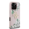  iPhone 16 Pro Pink Guess PU Grained Roses 4G Metal Logo tok thumbnail