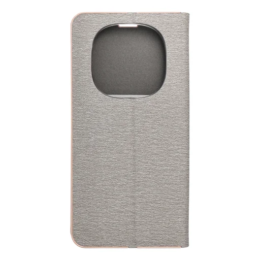 LUNA fliptok Gold Xiaomi Redmi Note 14 Pro 4G ezüst - 7