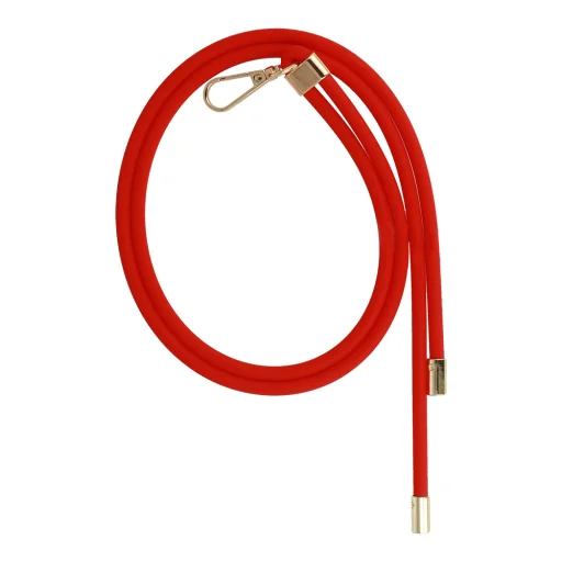 Telefon csukló/nyakpánt GSN-1 hosszú szilikon piros - 1