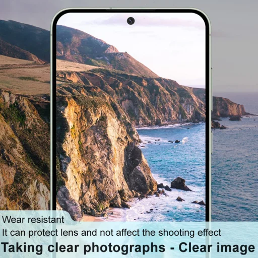  Techsuit - Teljes kameraüveg - Samsung Galaxy S24 FE - Fekete üvegfólia - 4