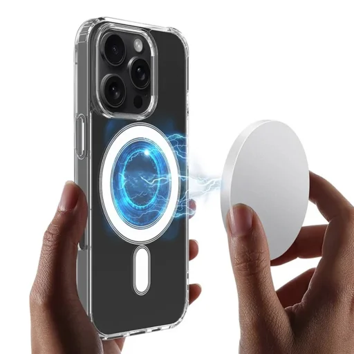  Techsuit - MagSafe Pro - iPhone 16 Pro - Átlátszó tok - 5