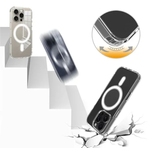  Techsuit - MagSafe Pro - iPhone 16 Pro - Átlátszó tok - 3