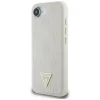  iPhone 16e (SE 4 2025) bézs GUESS tok kompatibilis MagSafe GUHMPSE4PGBTME (Grained PU Hot Stamp Peony Triangle Logo) tok thumbnail
