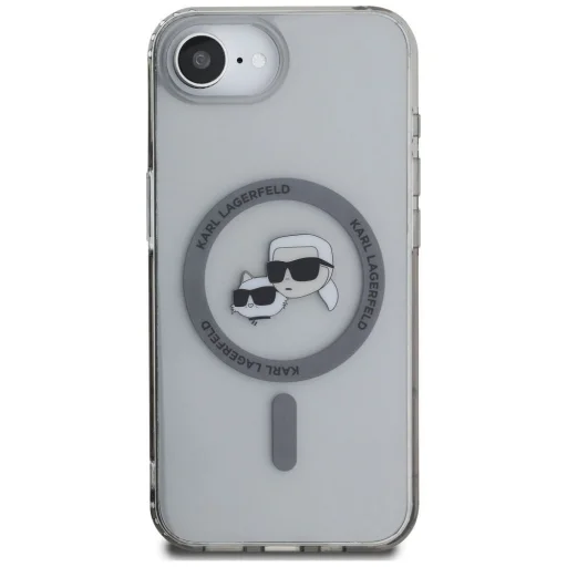  iPhone 16e (SE 4 2025) Fekete KARL LAGERFELD tok kompatibilis MagSafe KLHMPSE4HLSKCK (IML Metal KC Heads) - 2