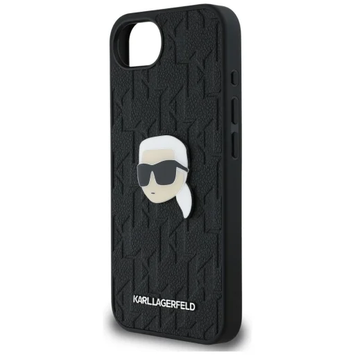  Apple iPhone 16e (SE 4 2025) fekete KARL LAGERFELD tok KLHCPSE4PGKLKIPK (PU Monogram K. Head Pin) - 5