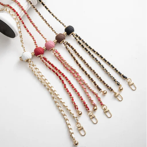 Lánc / Kötél tartóval GLAMOUR, minden modellhez illik, 80mm maximális szélességgel FEKETE - 4