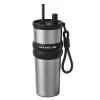  Techsuit - Hőtartó bögre (THM7) - Autós pohár, Egy csőr, 316 rozsdamentes acél, 710 ml - Szürke thumbnail