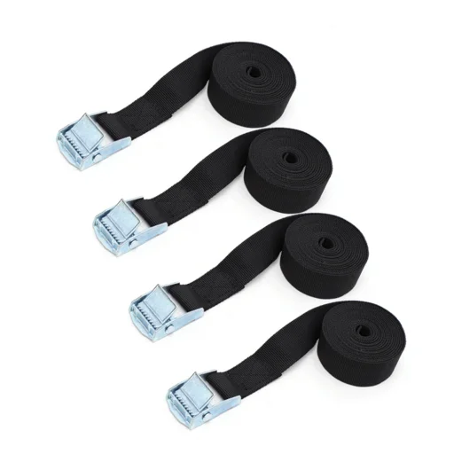  Techsuit - Autós rendező (CO-R7) - Erős rögzítőkötél könnyű kioldó vezérlővel, 7 m - fekete - 2