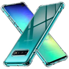  Techsuit - Ütésálló Átlátszó Szilikon - Samsung Galaxy S10 Plus - Átlátszó tok