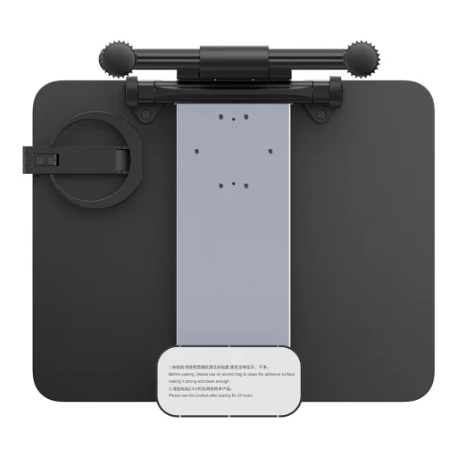  Baseus - MagPro II autós tartó (C40272901121-00) - fejtámlákhoz, pohártartó, 360°-os telefontartó, asztal - kozmikus fekete - 3