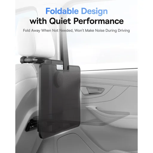  Baseus - MagPro II autós tartó (C40272901121-00) - fejtámlákhoz, pohártartó, 360°-os telefontartó, asztal - kozmikus fekete - 6