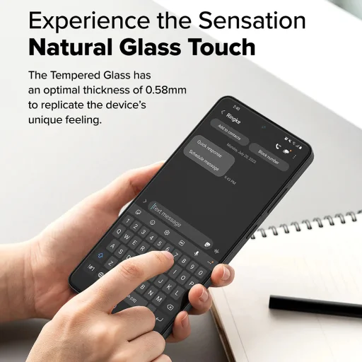  Ringke - Edzett üveg - OnePlus 13R - Átlátszó üvegfólia - 3