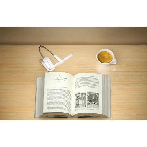 Tri-Head Fliptok Lámpa Glocusent USB-C 1000mAh (Fehér) - 2