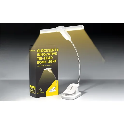Tri-Head Fliptok Lámpa Glocusent USB-C 1000mAh (Fehér) - 5