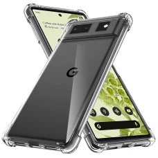  Techsuit - Ütésálló Átlátszó Szilikon - Google Pixel 6 - Átlátszó tok