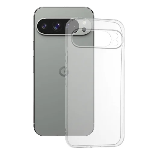  Techsuit - Átlátszó Szilikon - Google Pixel 9 Pro XL - Átlátszó tok - 1