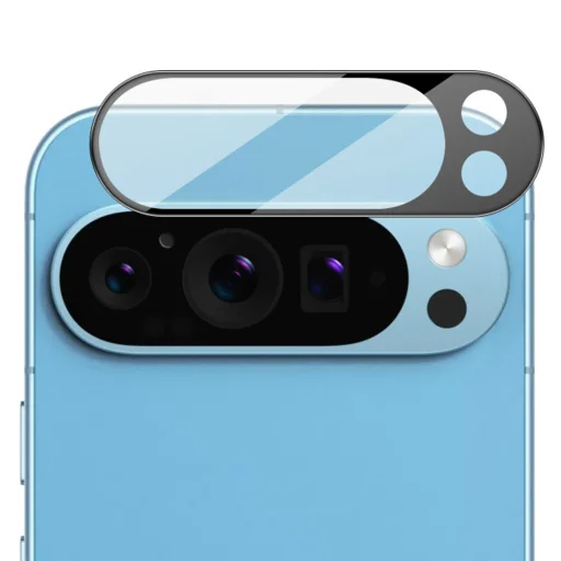  Techsuit - Teljes kameraüveg - Google Pixel 9 Pro - Fekete üvegfólia - 2