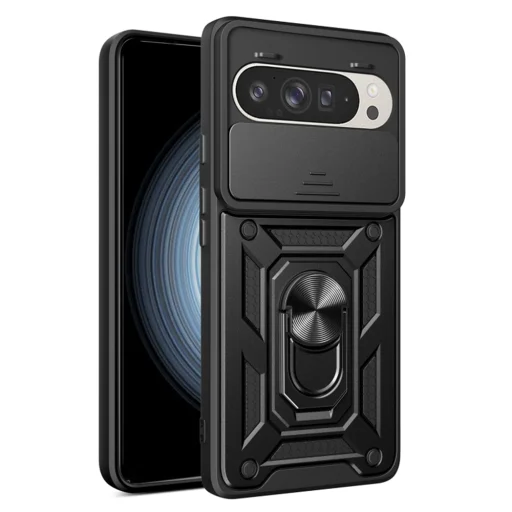  Techsuit - CamShield sorozat - Google Pixel 9 / 9 Pro - Fekete tok - 1
