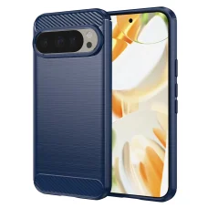  Techsuit - Karbon Szilikon - Google Pixel 9 Pro / 9 - Kék tok