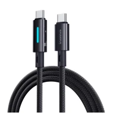 Baseus Lit Kábel USB-C - USB-C 1m 100W Kozmikus Fekete