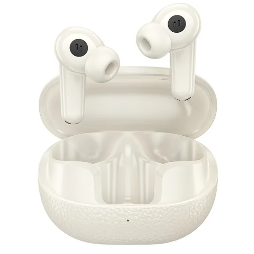 HOCO vezeték nélküli fülhallgató bluetooth TWS EQ23 tejfehér - 1