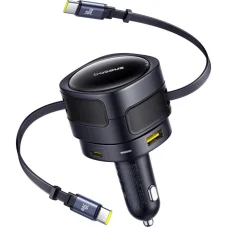 Baseus PD autós töltő 2x USB port 90W fekete