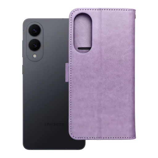 MEZZO könyvtok Samsung Galaxy S25 Edge álomfogó lila tok - 10