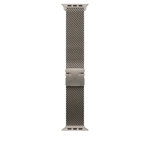 Apple Watch Ultra2 v2 Cellular 49mm Natural Titanium Case with Natural Titanium Milanese Loop - M - 2