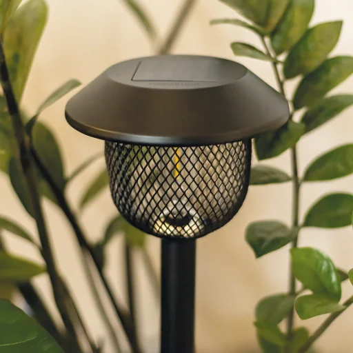 Forever Light Napelemes LED Lámpa Acél Oszlop SUNARI FLS-30 fekete - 5