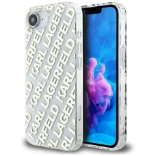  iPhone 16e Arany Eredeti Pouch KARL LAGERFELD IML Repeat Logo tok