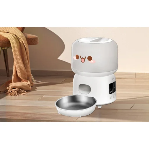 Automatikus Macskaeledel Adagoló WiFi Verzió Rojeco 3L (Fehér) - 2