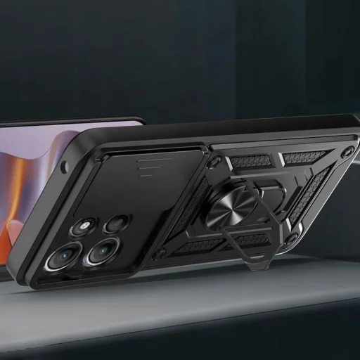 Tech-protect Camshield Pro Motorola Moto G15 fekete tok - 4