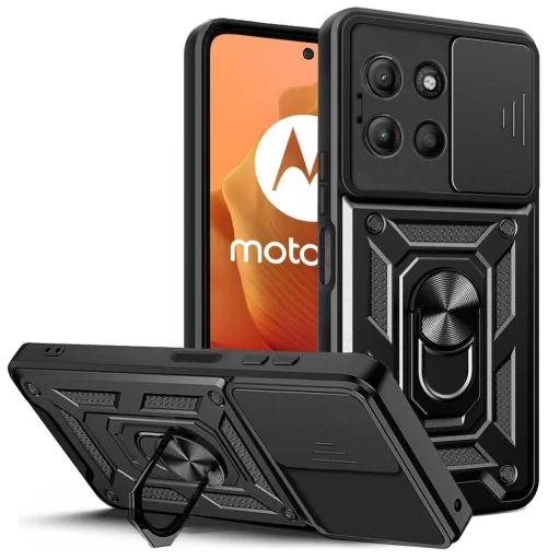Tech-protect Camshield Pro Motorola Moto G15 fekete tok - 1