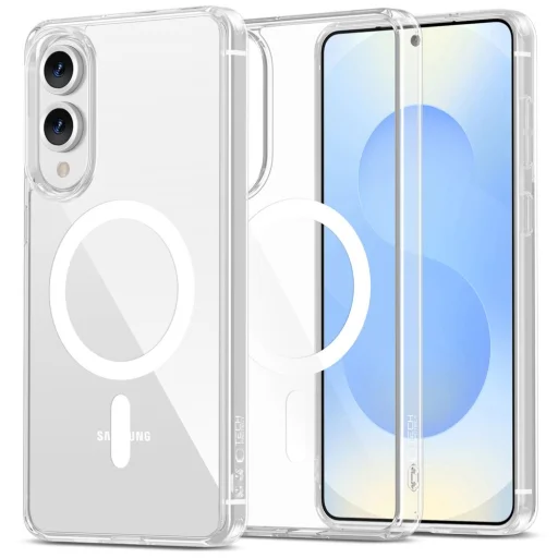 Tech-protect Flexair Hybrid Magsafe Galaxy S25 Edge átlátszó tok - 1