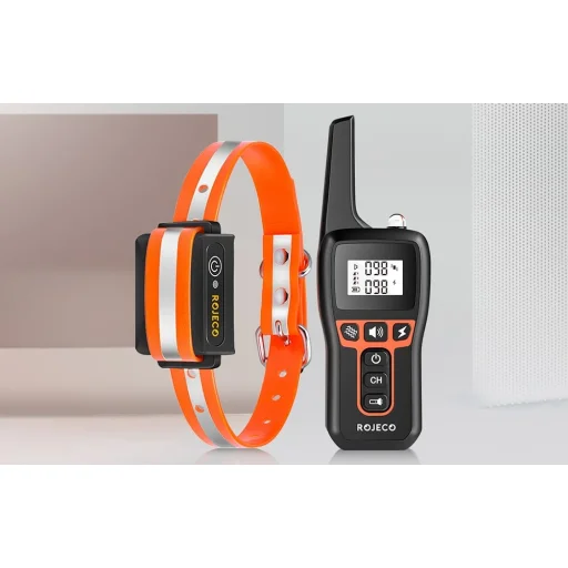 Rojeco PD529 Kutya Kiképző Nyakörv 1000m (Narancssárga) - 2