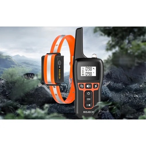 Rojeco PD529 Kutya Kiképző Nyakörv 1000m (Narancssárga) - 3