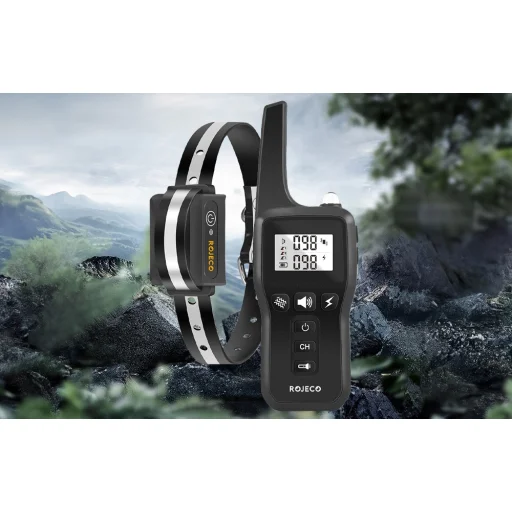 Rojeco PD529 1000m kutyakiképző nyakörv (Fekete) - 3