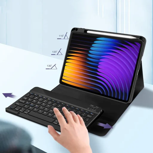 Tech-protect SC Pen + Billentyűzet Xiaomi Pad 7 / 7 Pro Fekete tok - 7