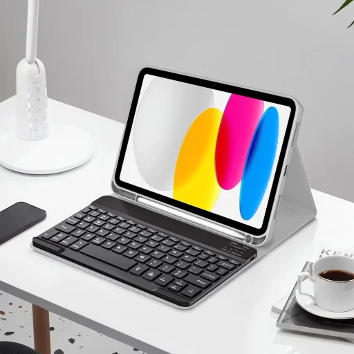 Tech-protect Sc Pen + Billentyűzet iPad 10.9” 2022 / 11” 2025 Szürke tok - 3