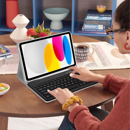 Tech-protect Sc Pen + Billentyűzet iPad 10.9” 2022 / 11” 2025 Szürke tok - 8